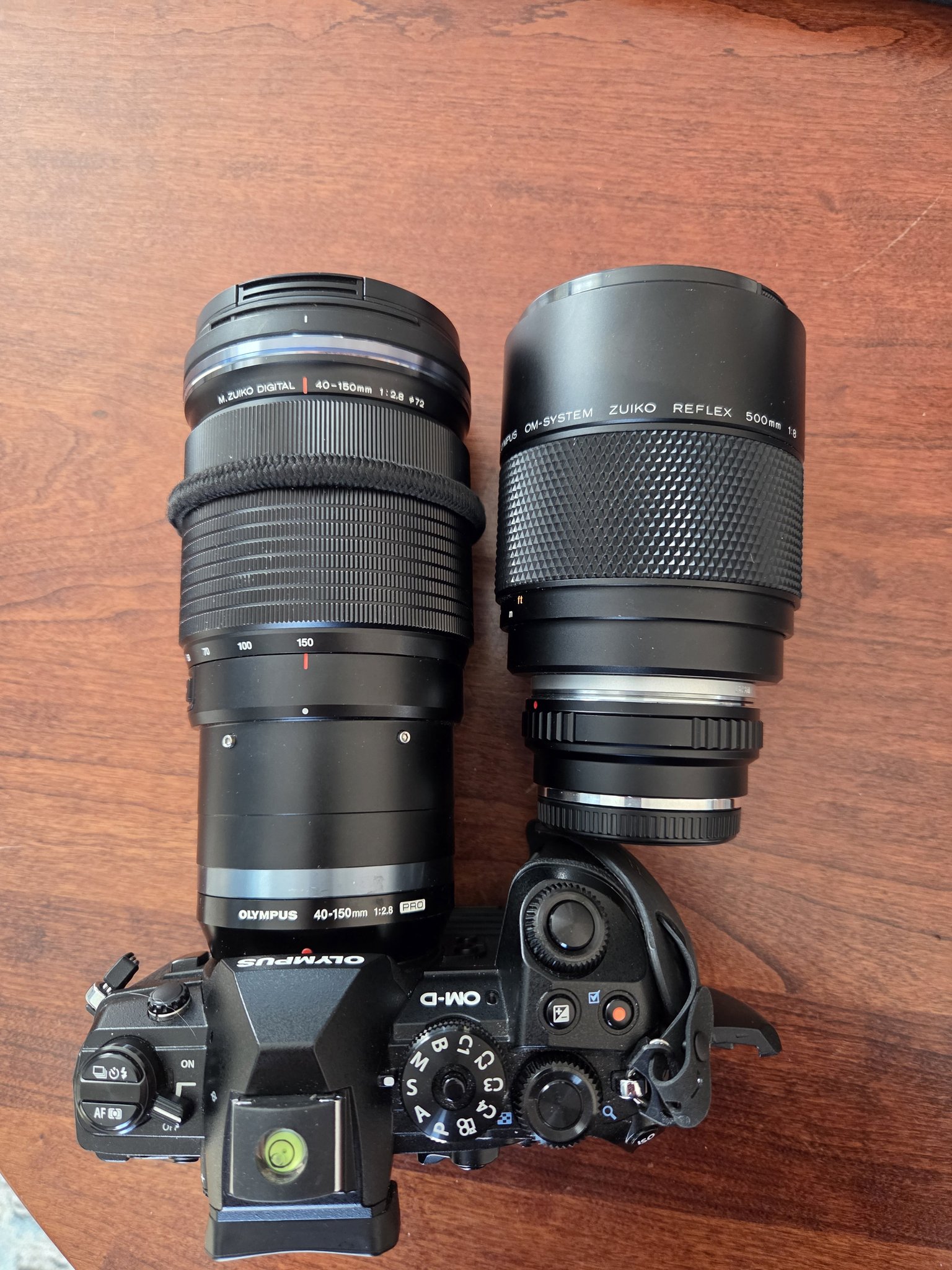 Olympus 500mm f8 reflex mirror lens performance on MFT body