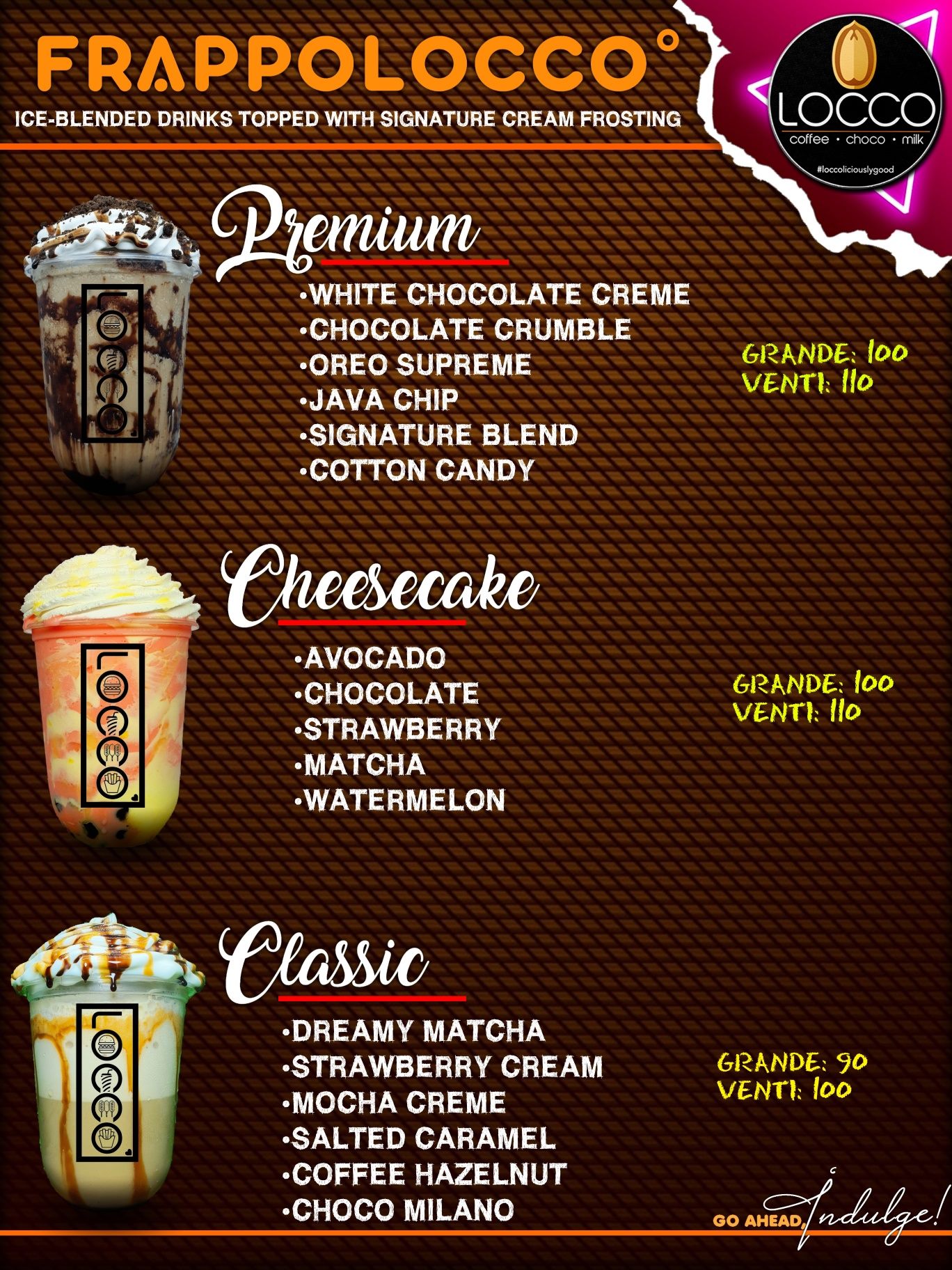 LOCCO Solano - Go ahead, INDULGE for as low as P65! 🤩🤩🤩...