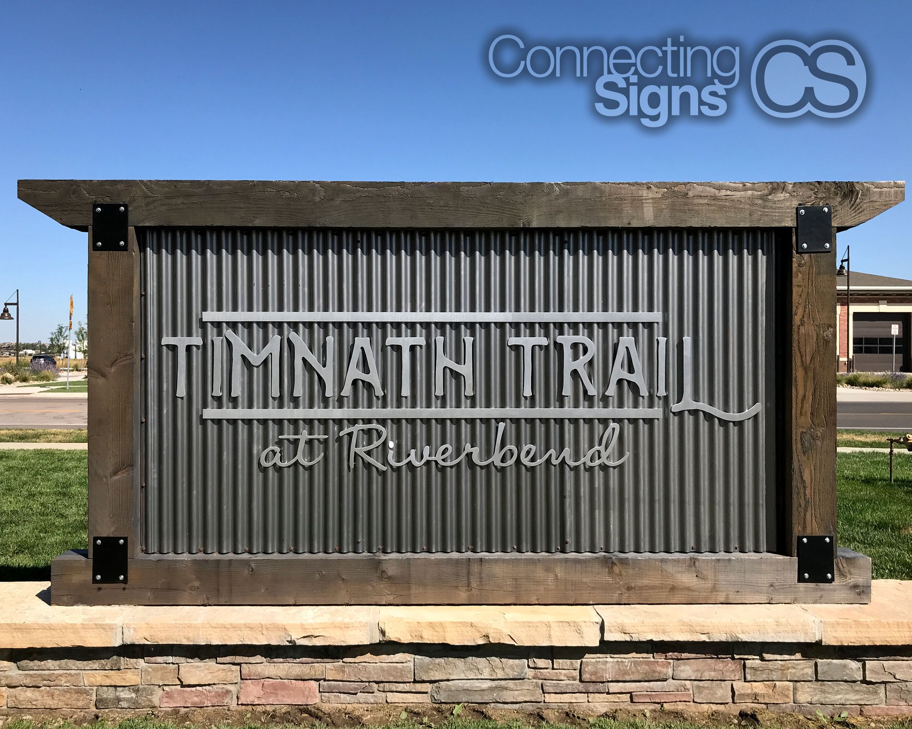 New rustic monument sign for an... - Connecting Signs