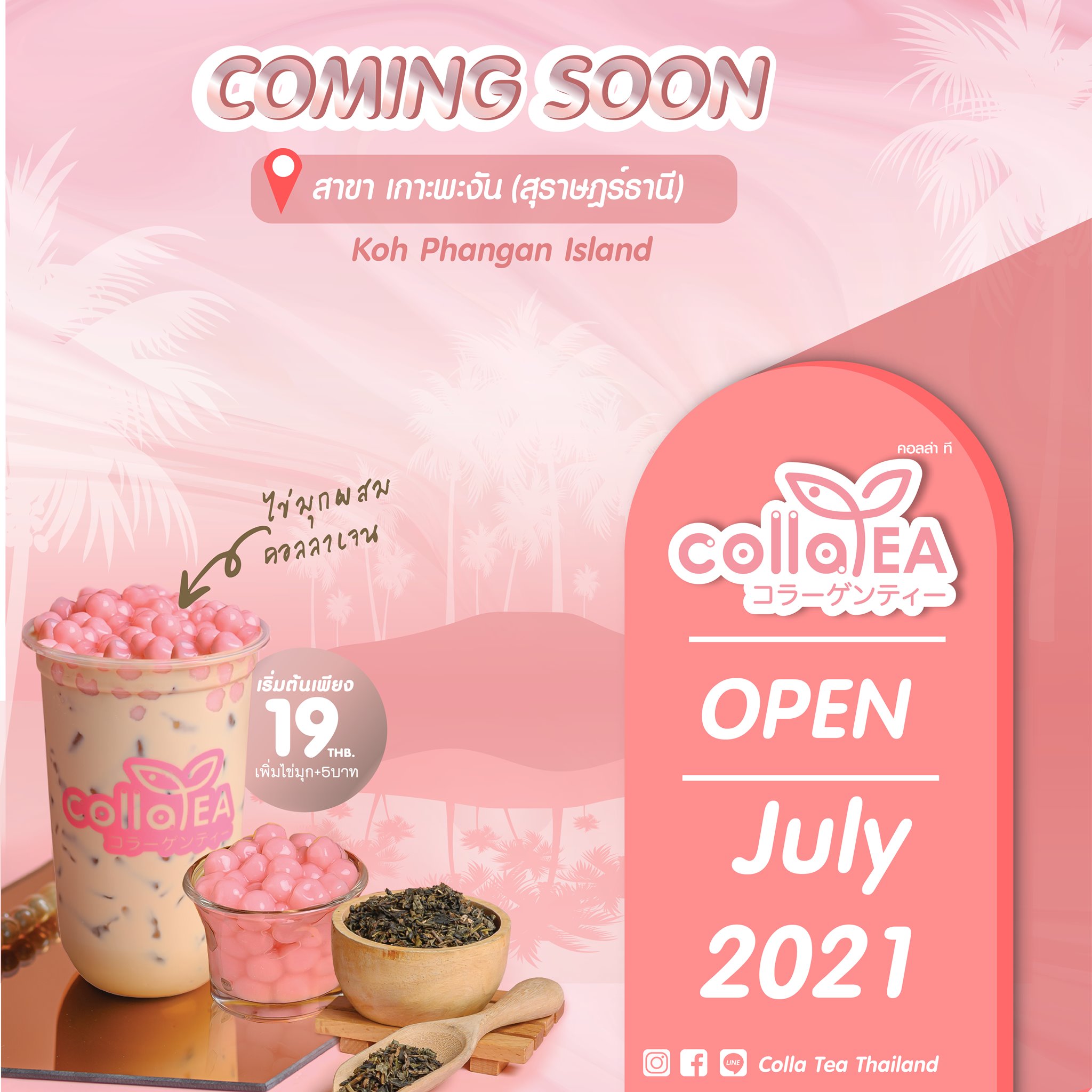 🌟ไปเกาะพะงันคราว... - Colla tea Thailand ชานมไข่มุกผสมคอลลาเจน | Facebook