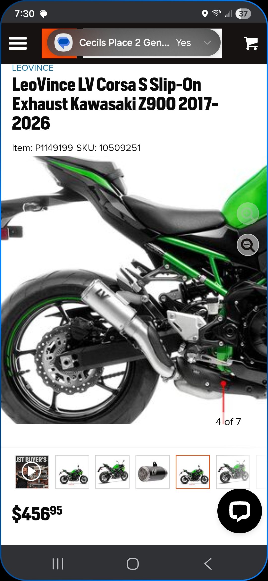 Kawasaki Z900 with Leovince LV Corsa slip-on sounds incredible