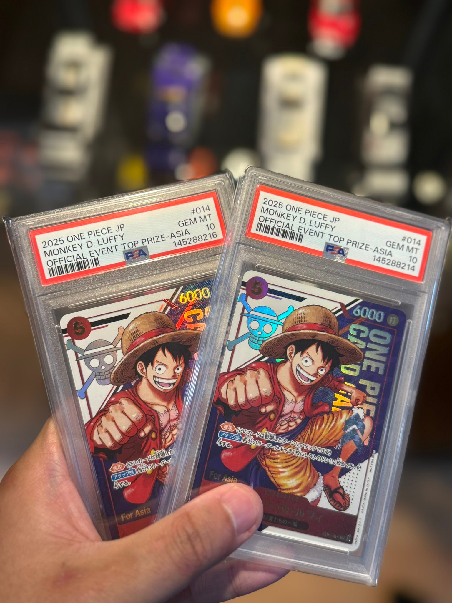 One Piece Luffy flagship PSA 10 card for sale