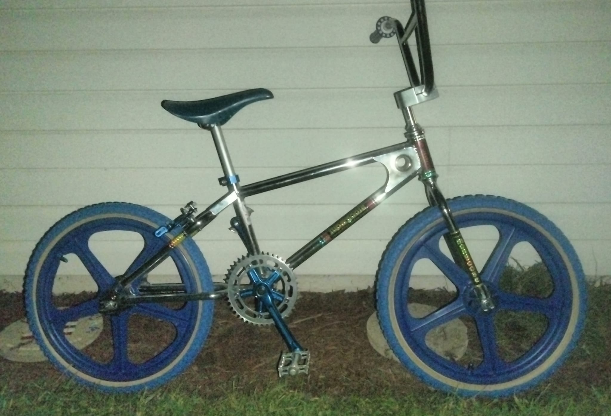 Old school BMX bike for sale with accessories