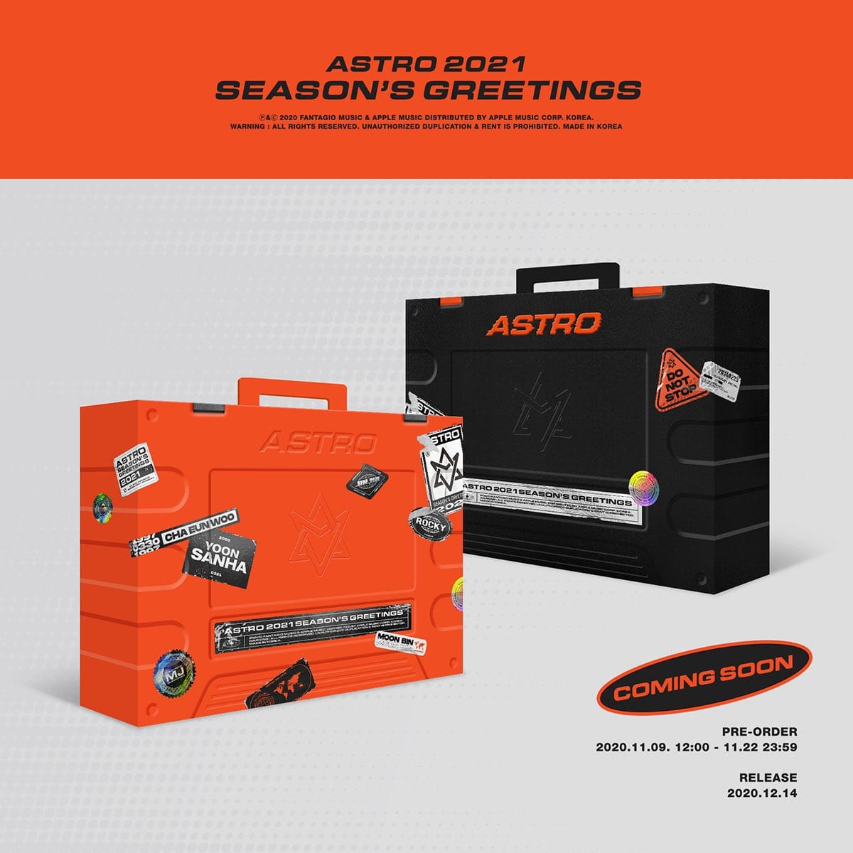 INFO] #ASTRO 2021 SEASON'S GREETINGS 🧰 💜Pre-order: 09.11.2020
