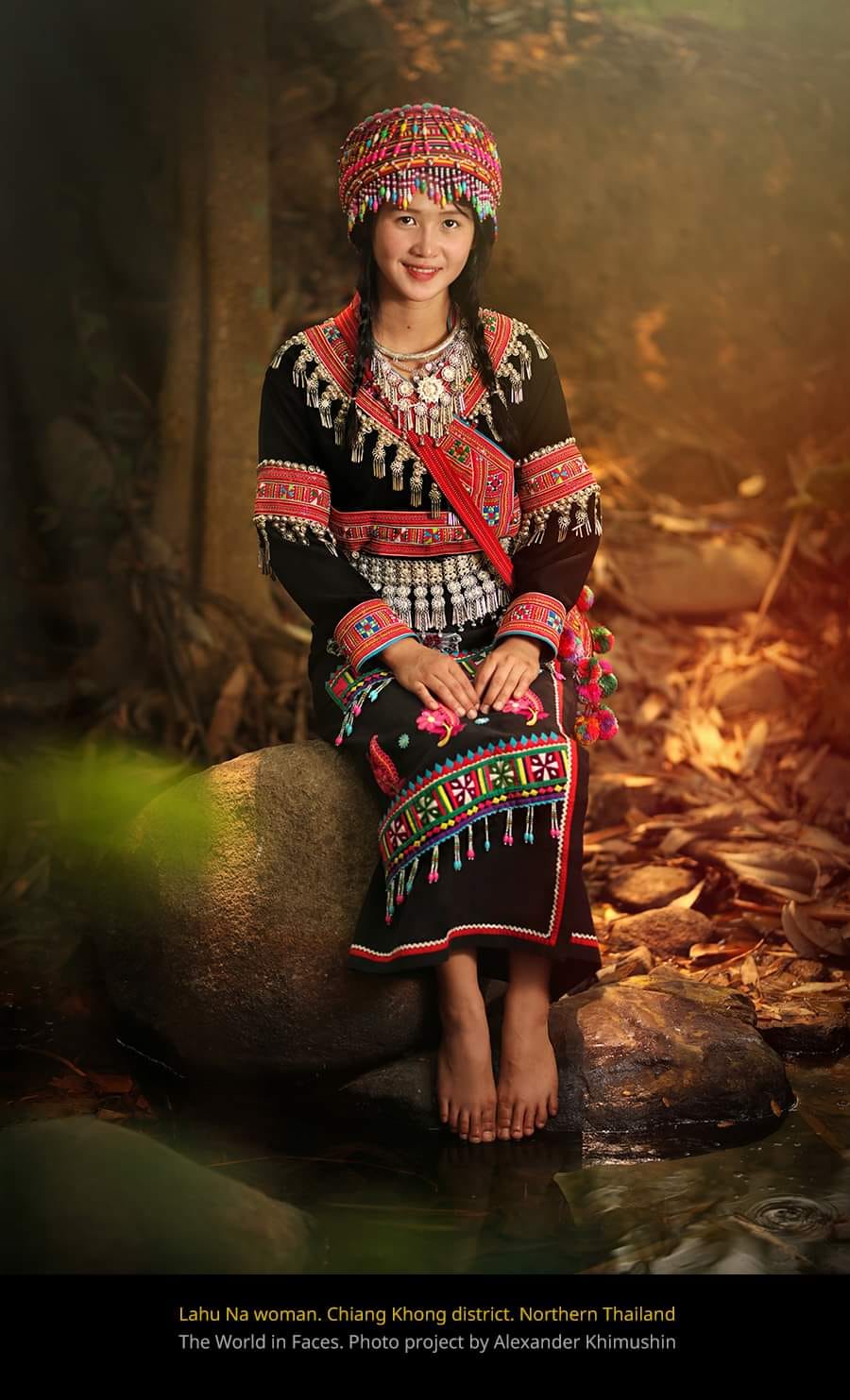 This little girl is from Thailand along the northern border. She's