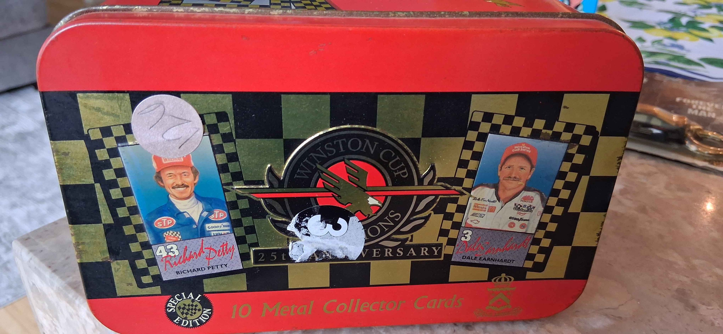 nascar winston cup 25th anniversary limited edition metal trading cards STK 10295 1994 Champions Matches Winston Cup Series Champions 25th