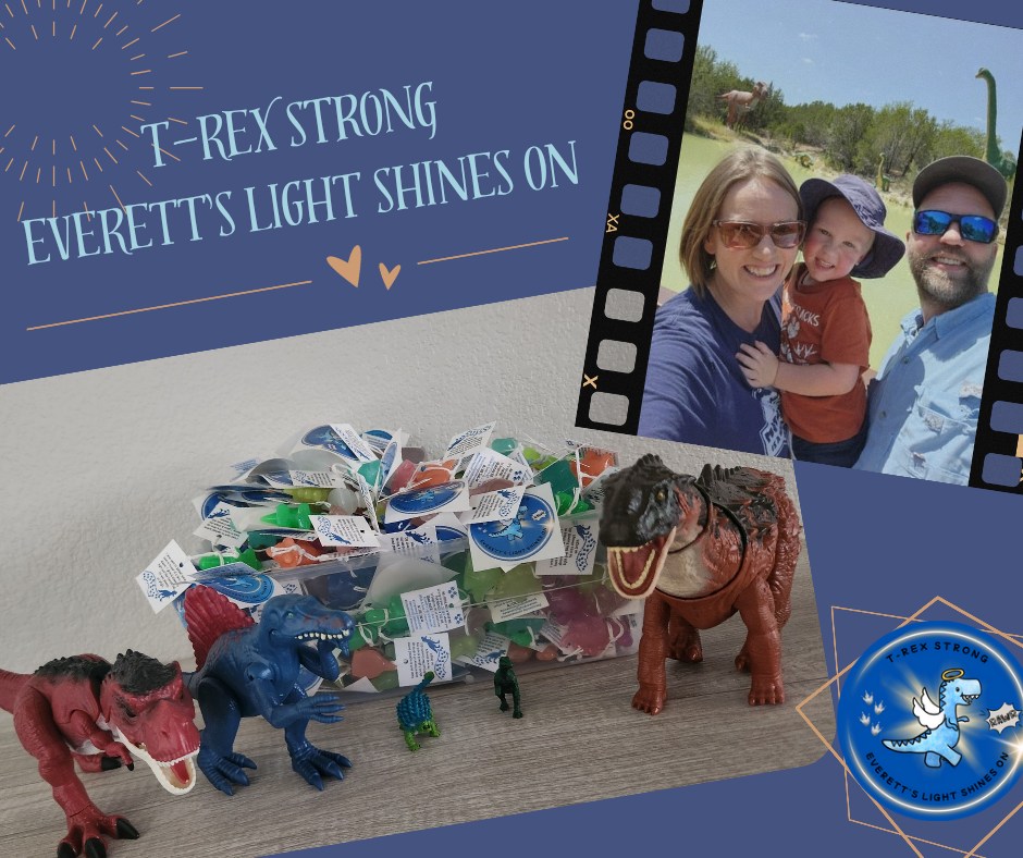T-Rex Strong🦖 Everett's Light Shines On (Hide & Seek + Honor Everett ...