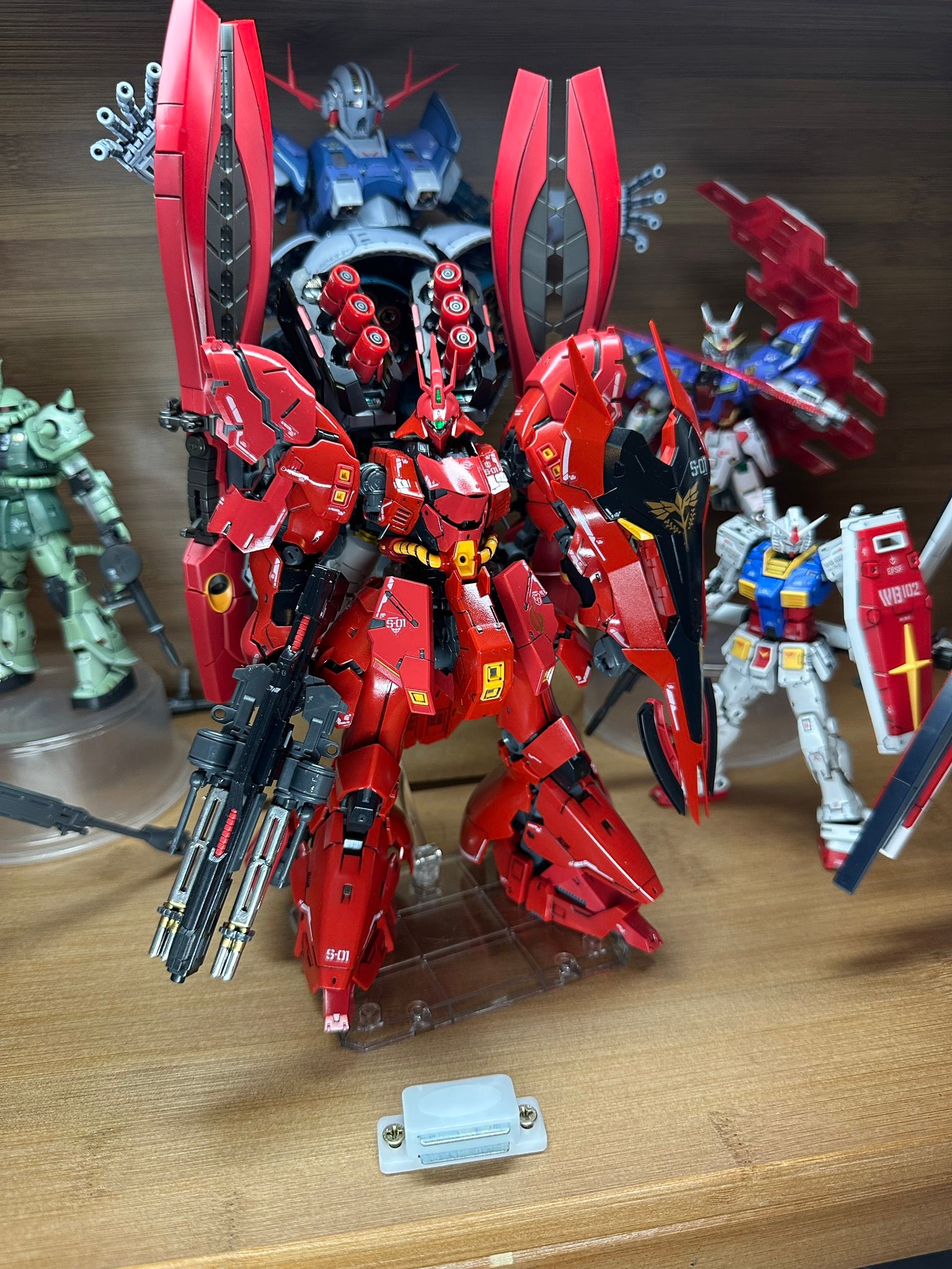 RG Sazabi with backpack upgrade ዓይይድ 1g0I WBI02 S-01 هنه مثنه