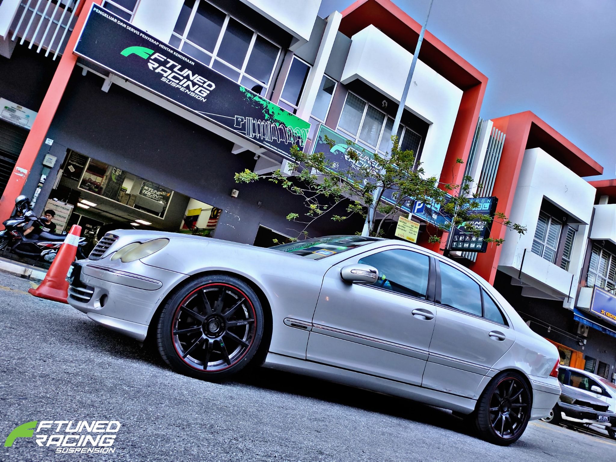 The Mercedes W203 C200... - F Tuned Racing Suspension