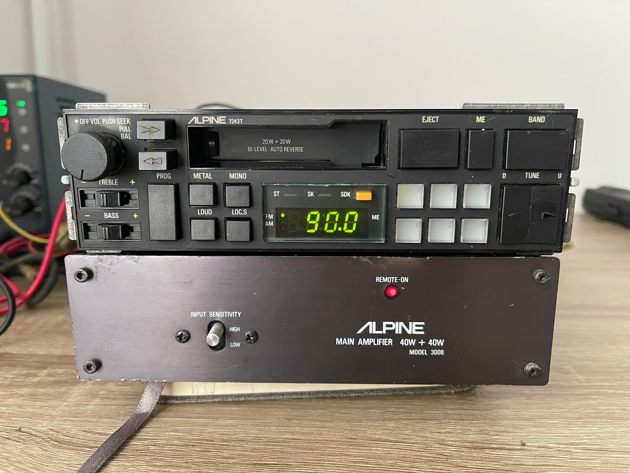 Alpine ERA-G150s and TDA-7537j both working. Selling on behalf of