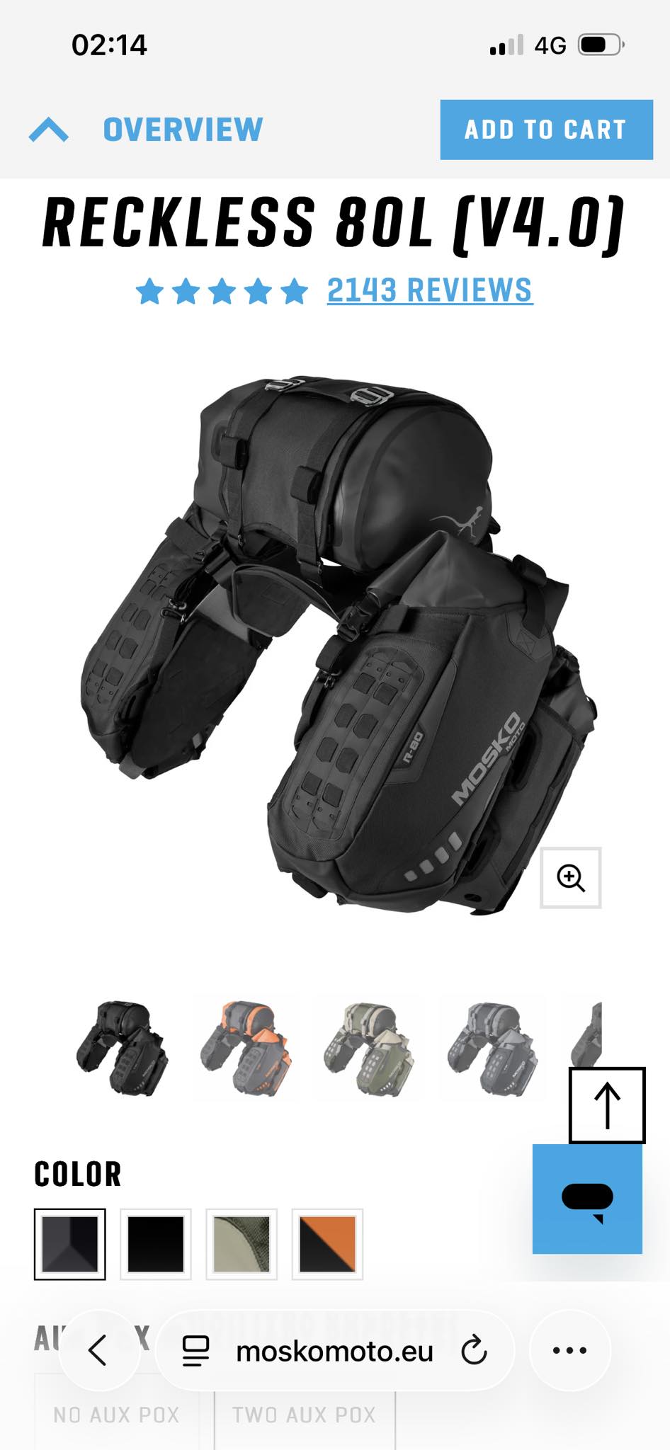 Is Mosko Moto luggage any good for BMW F900GS?