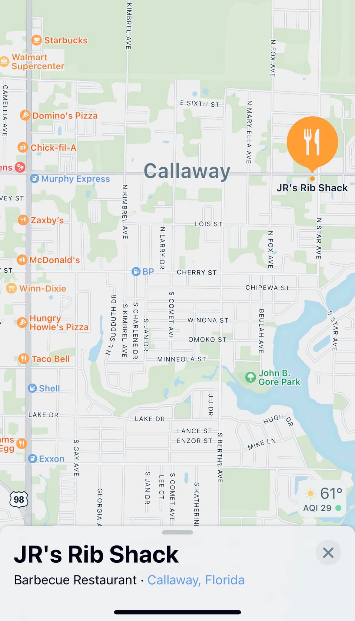 JR’S RIB SHACK | Callaway FL