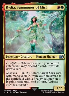 mtg saga deck commander Tom Bombadil LotR ENCHANTRESS Five-Color Magic Custom card ready Elite Saga Commander Deck -