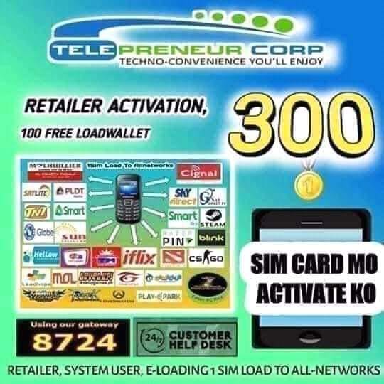 1 Sim Load To All Networks- Nationwide