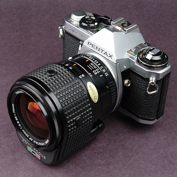 Pentax ME F, the first TTL AF SLR camera