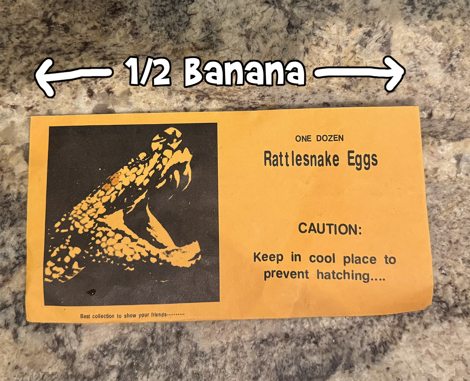 Set Of 12 Rattlesnake Eggs – Classic Gag Gift & Prank Noise Maker