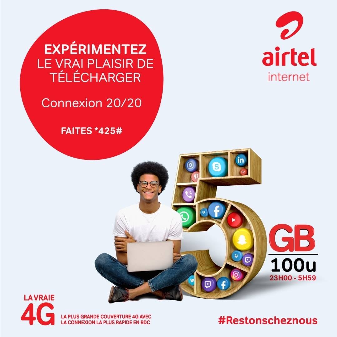 Airtel RDC - Avec la Vraie 4G d’Airtel, fluidité et confort vous ...