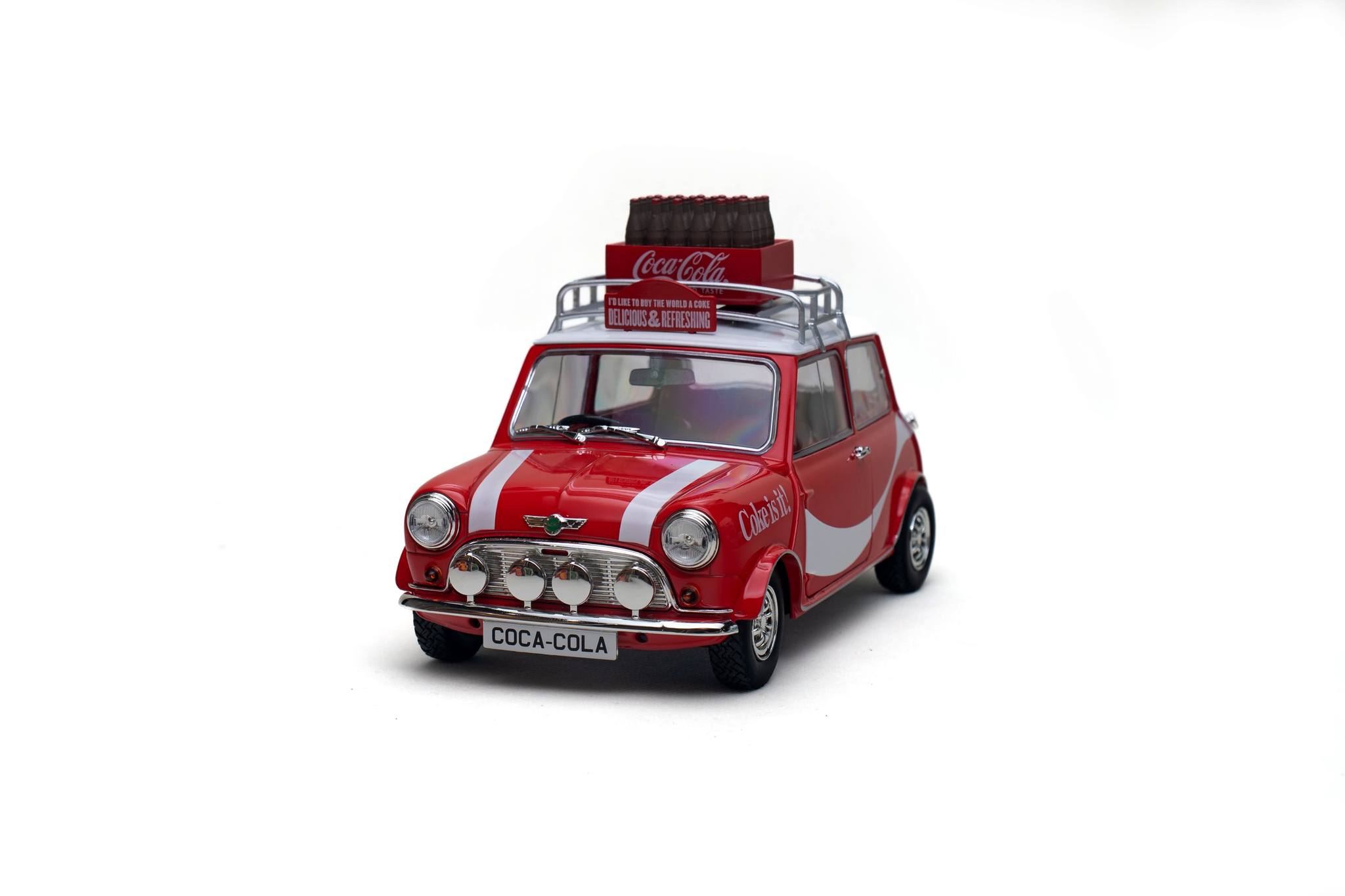 Coca Cola Mini Cooper S MK1 Scale 1/18
