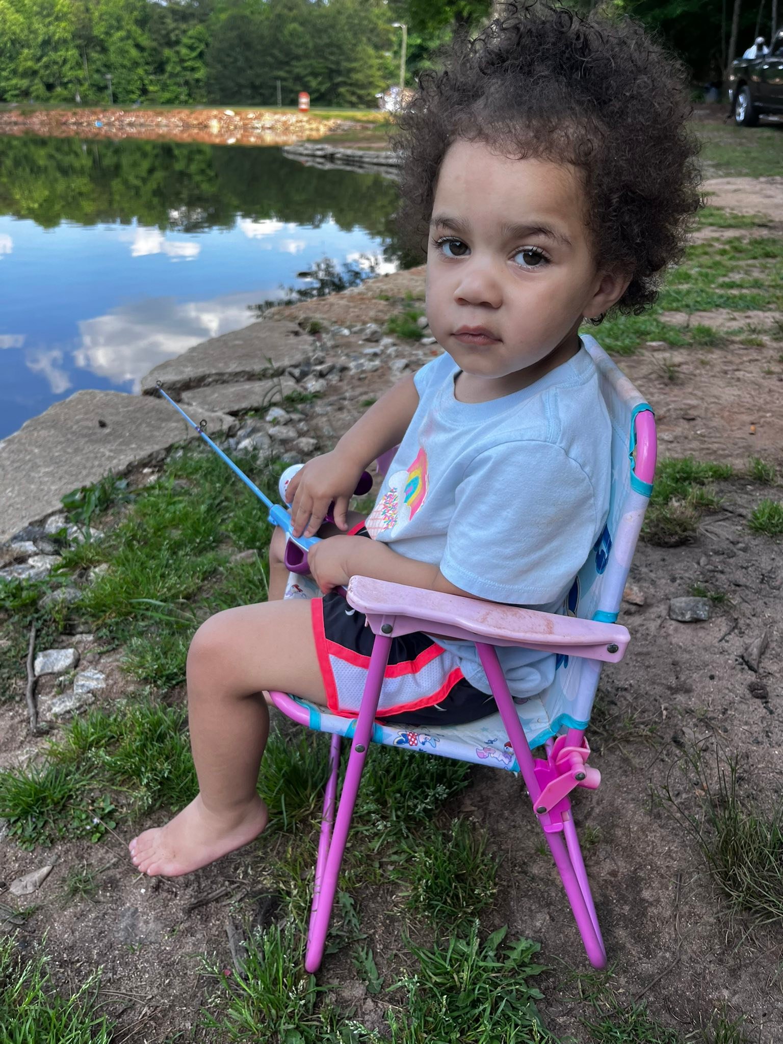 baby's first fishing pole Kids - Rod Reel Combo and Tackle Box Starter Set - Beginner Fishing Gear Kit for Boys, Girls, Toddlers, Youth, and Junior Anglers Exceptionally Soft Fabric My baby first time fishing