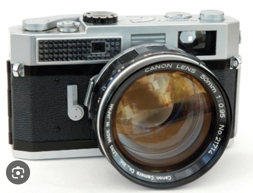 Canon 7 camera with 50mm 0.95 lens found at yard sale
