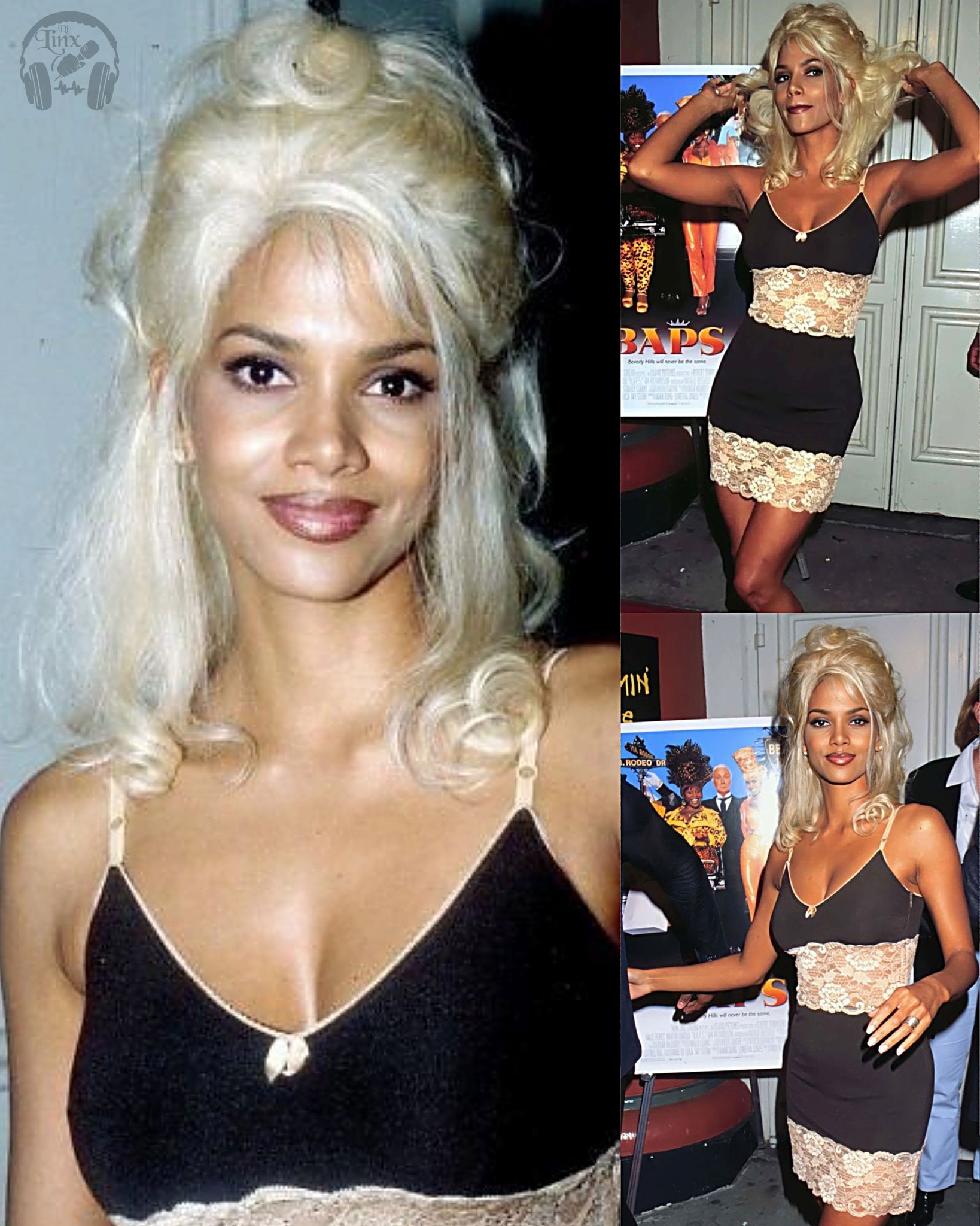 halle berry baps green dress 1997 energy. fully leaning into Nisi at the B.A.P.S. premiere. An era when the red carpet matched the movie's exact vibe. 👑✨ Collection: Evening