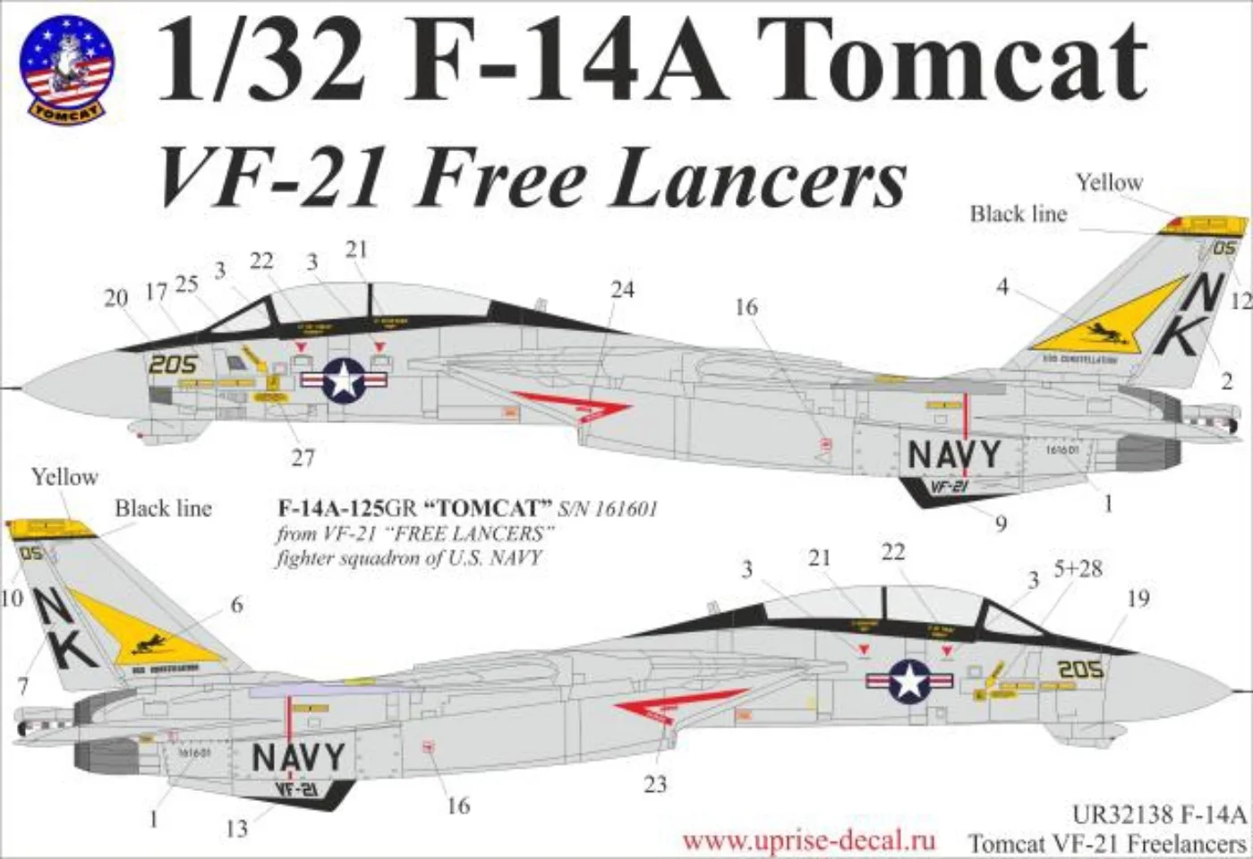 An F-14A from VF-21 