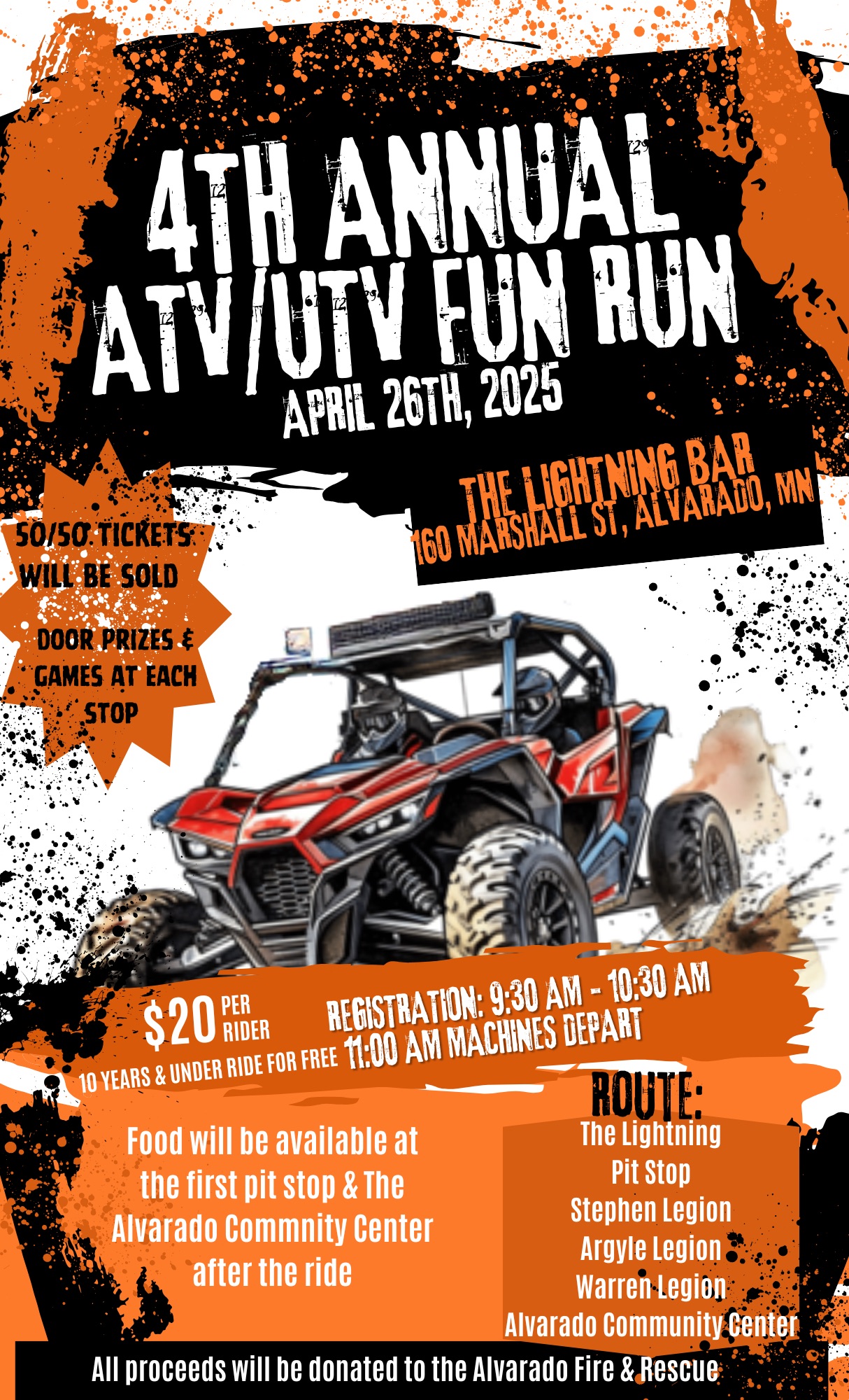 4th Annual ATV/UTV Fun Run