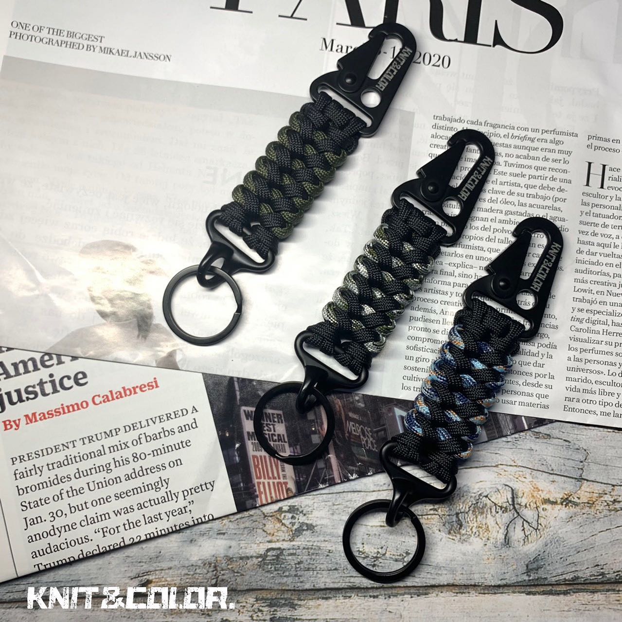 Knit Color 傘繩手作 Knit Color 傘繩編織 傘繩手環 傘繩錶帶 傘繩 黃銅 客製化 鑰匙圈 彰化 台中 文創