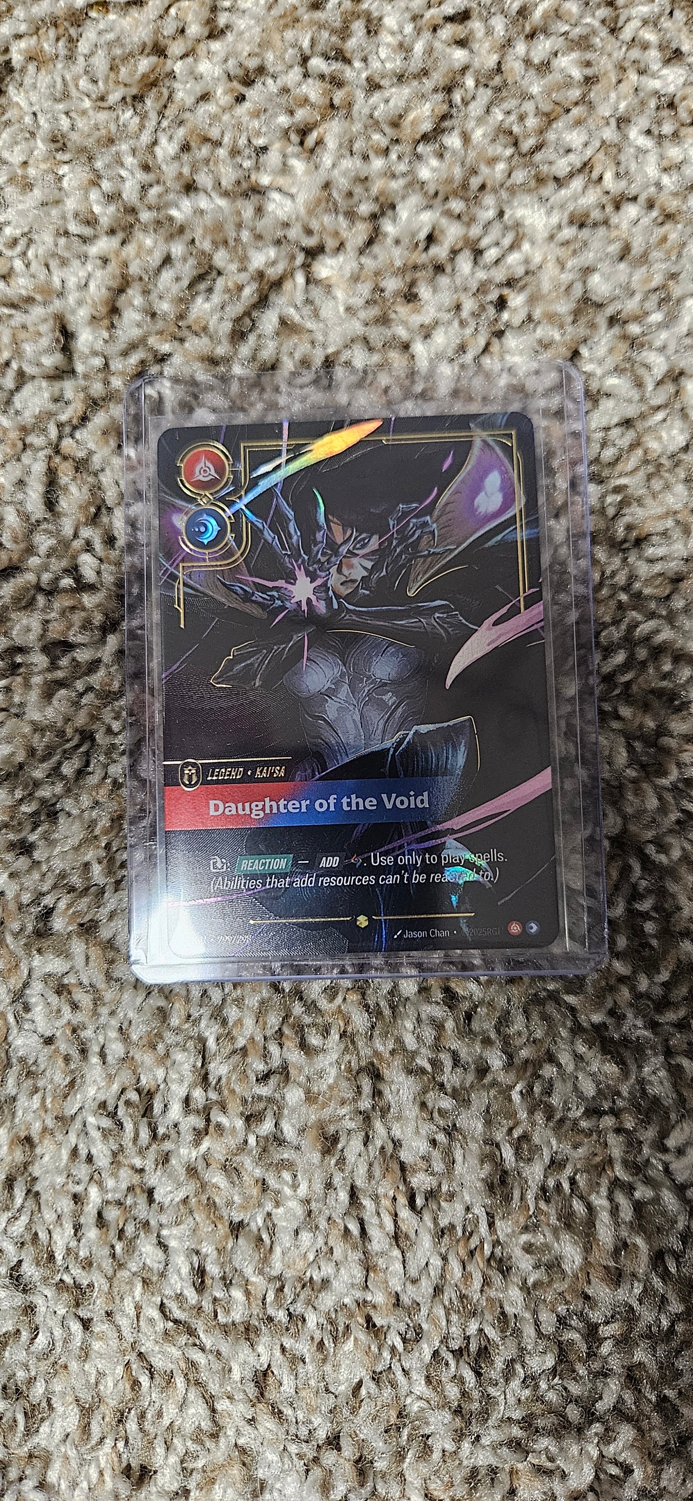 Pulled a holographic Blind Monk card from League of Legends TCG