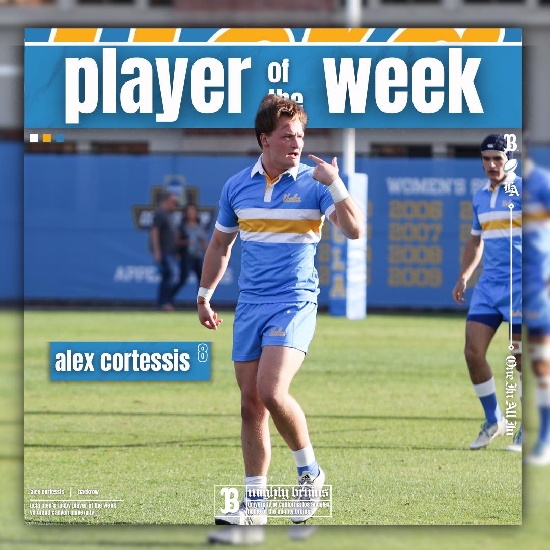 Mighty Bruins player of the week vs GCU... - UCLA Men's Rugby | Facebook