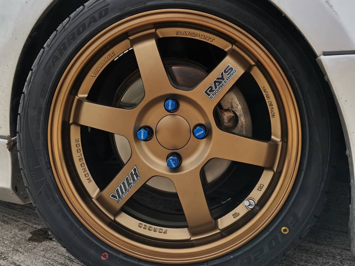 # RAYS TE37 # # FARRADA... - Pusat Tayar WheelFire Sdn Bhd