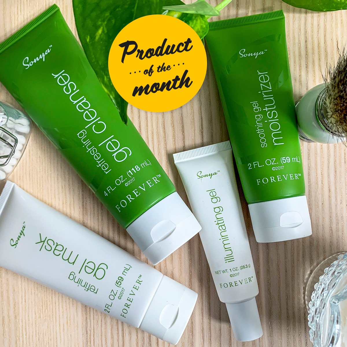 Forever - A complete kit with the skincare you need after the 