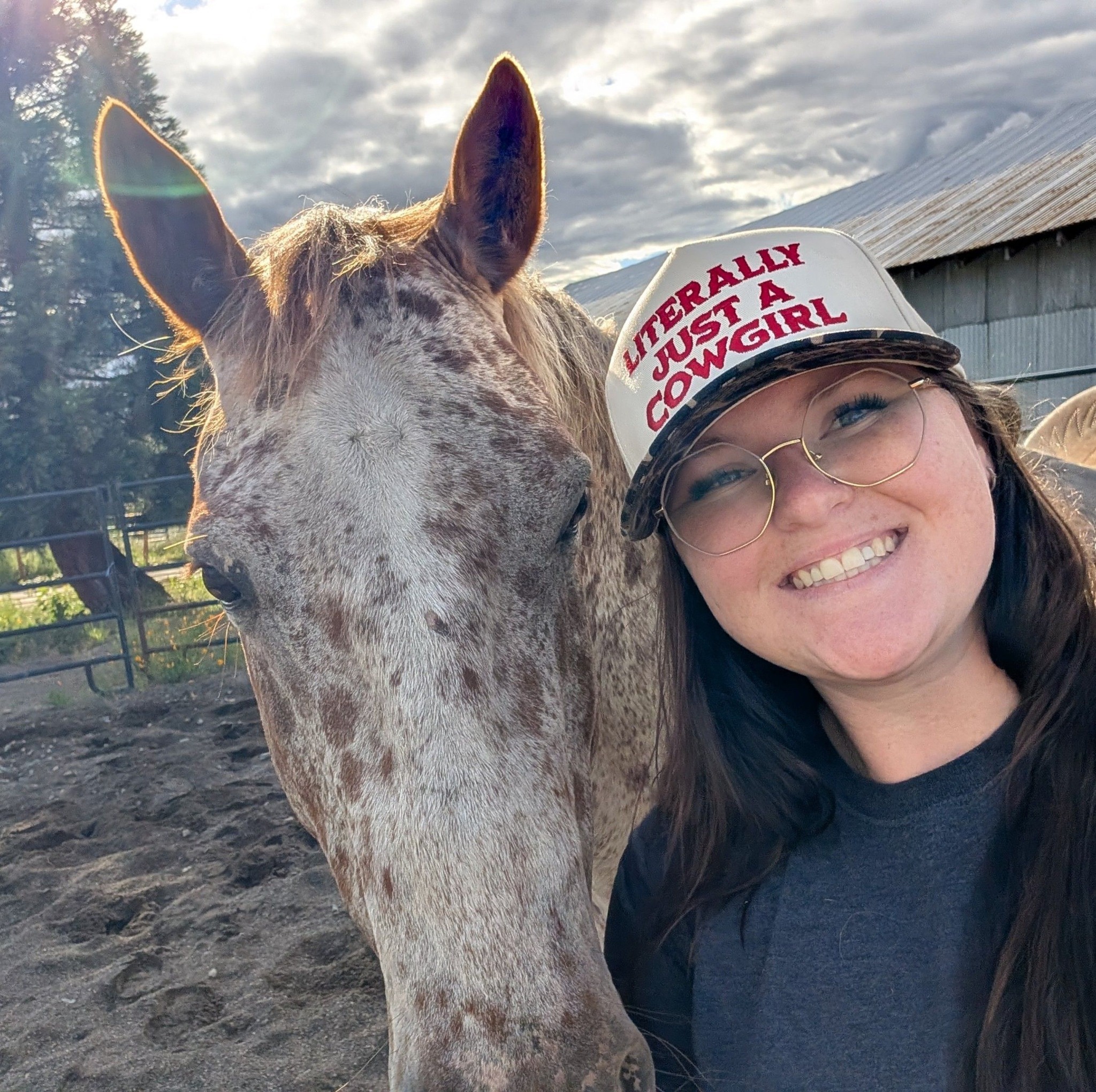 Rizzo being a good cow pony! Rizzo has been a pasture pal for the past ...