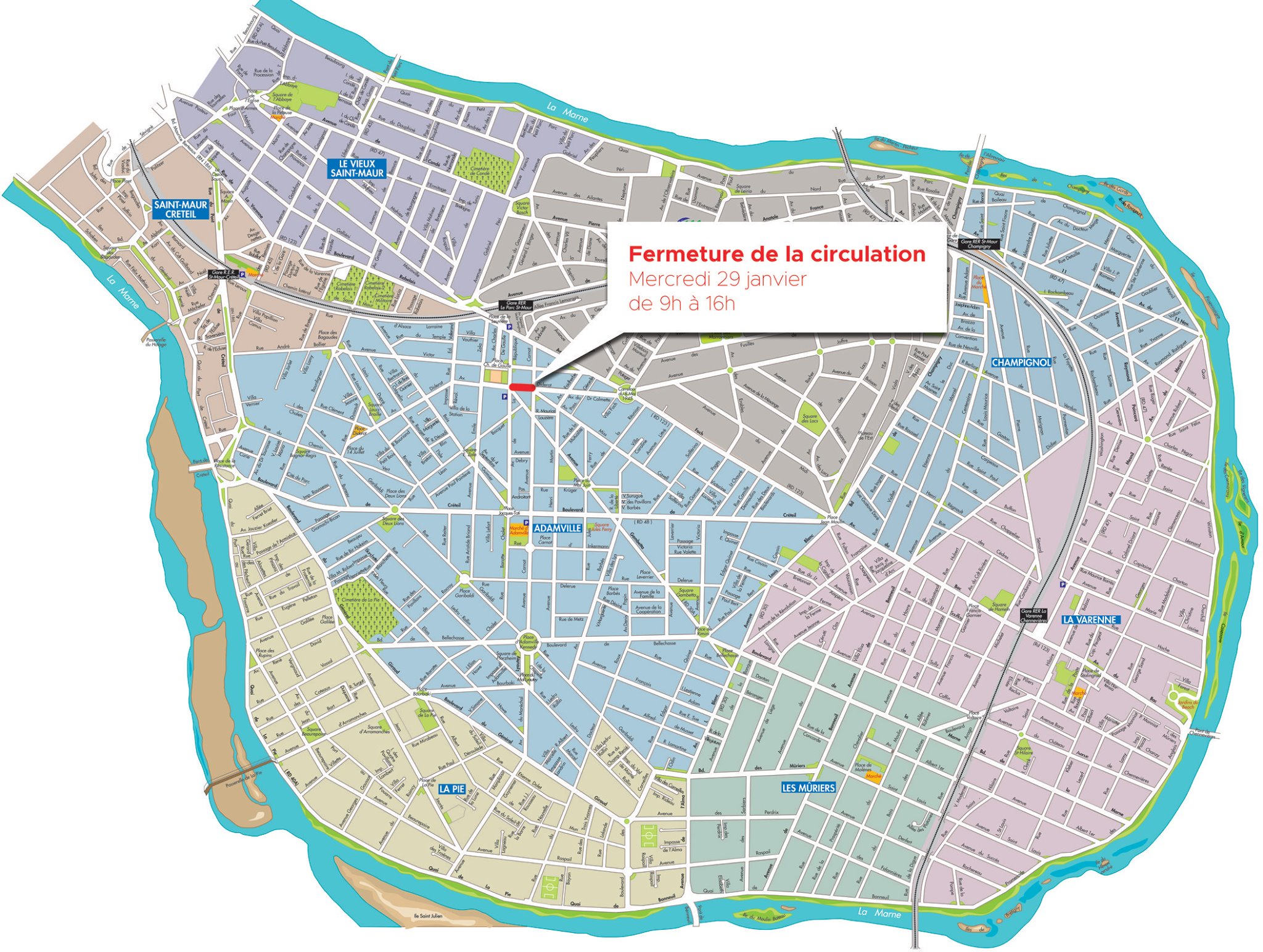 📌 Info travaux : Dans le... - Ville de Saint Maur des Fossés | Facebook
