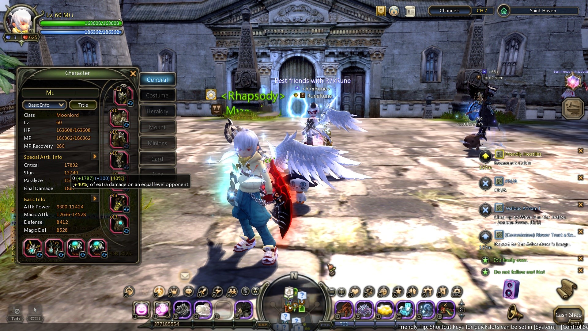 WTB> 10 Heraldry 3rd Final Damage (FD) level 60