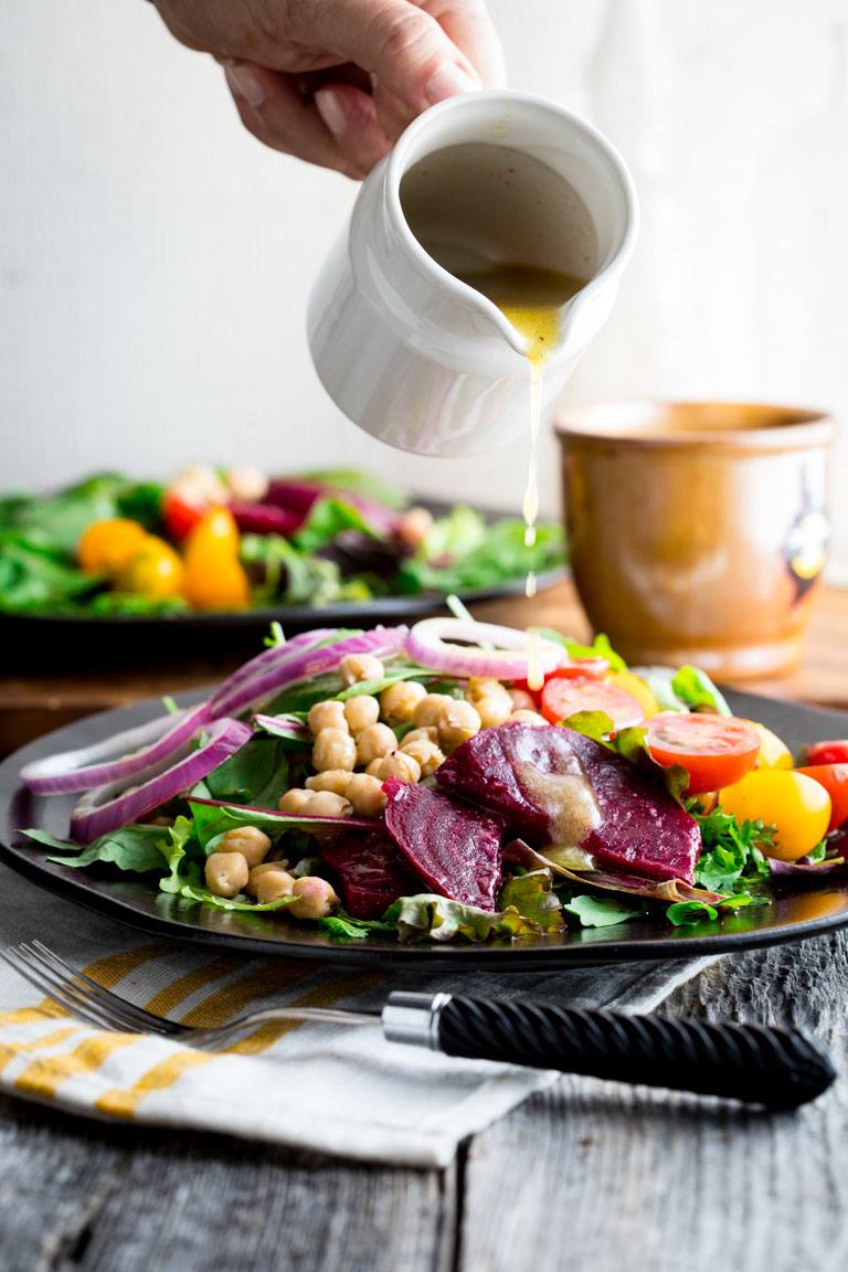 This German salad dressing is as easy to make as it is delicious over any green lettuce