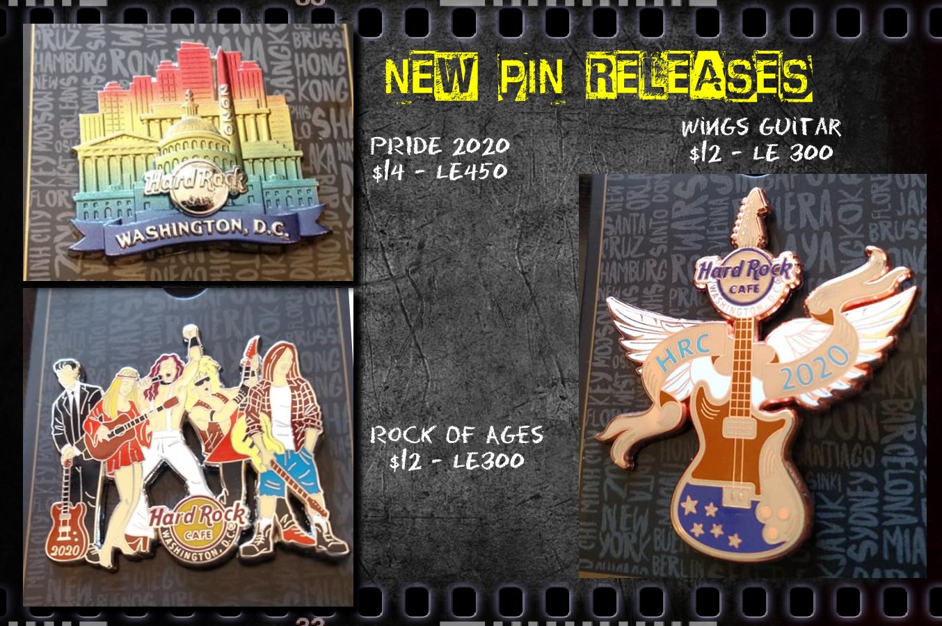 🚨 NEW PIN ALERT! 🚨 The Hard Rock Cafe Philadelphia has released