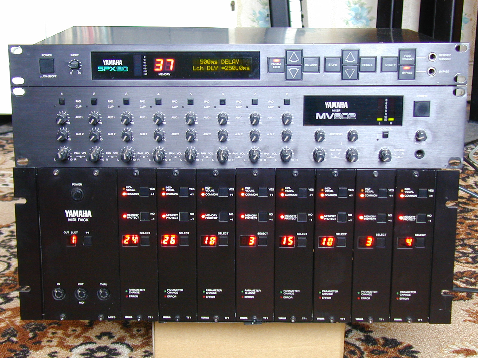 Back in the day I had a rack system, and used a Yamaha SPX 90