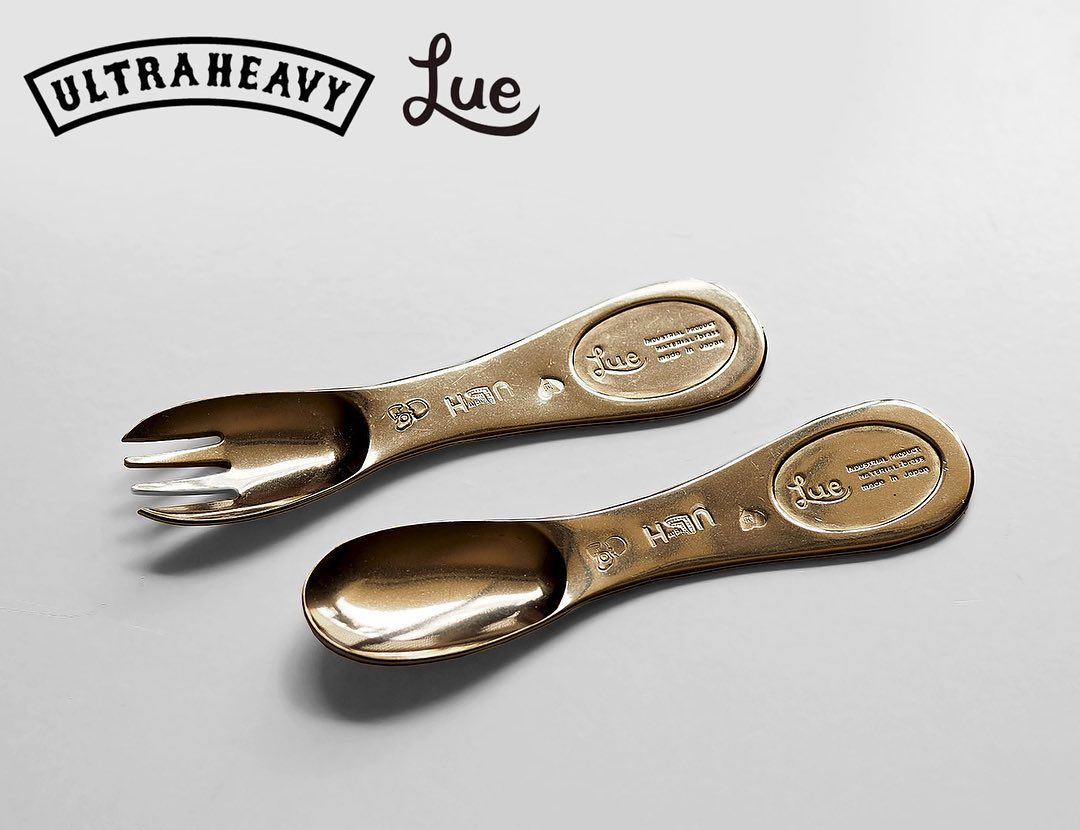 Lue×ULTRA HEAVY」 10cc DessertSpoon & Fork ULTRA HEAVY SPORK 岡山