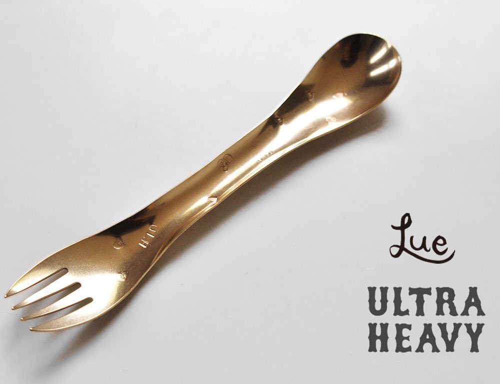 Lue×ULTRA HEAVY」 10cc DessertSpoon & Fork ULTRA HEAVY SPORK 岡山