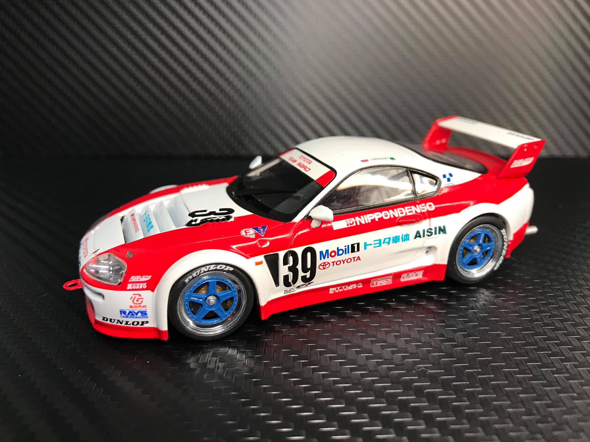 Win Ebbro 1:43 Sard Supra JGTC model on Japanese Racing Cars Instagram