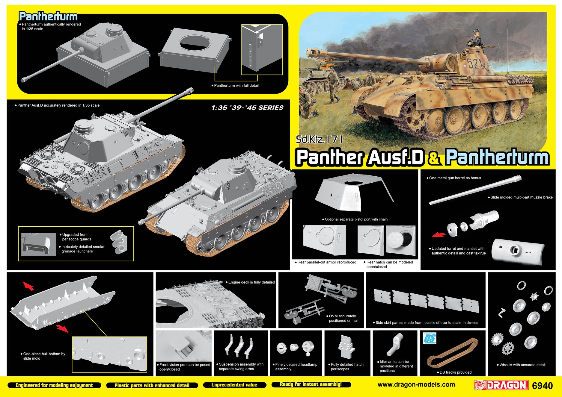 New announcement - # 6897-1/35 Panther G w/Additional Turret Roof
