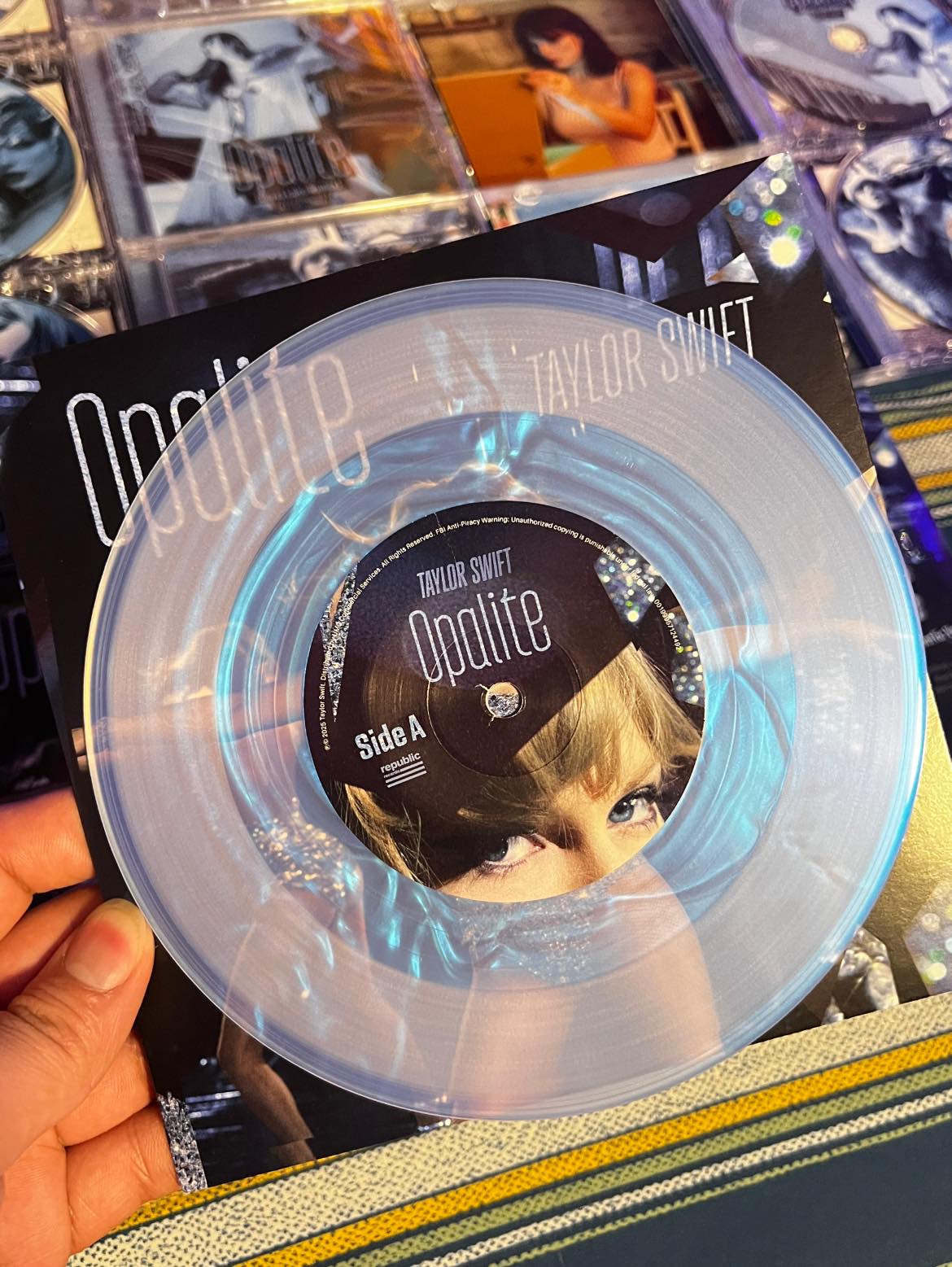 Is Taylor Swift's Opalite CD supposed to come with a poster?