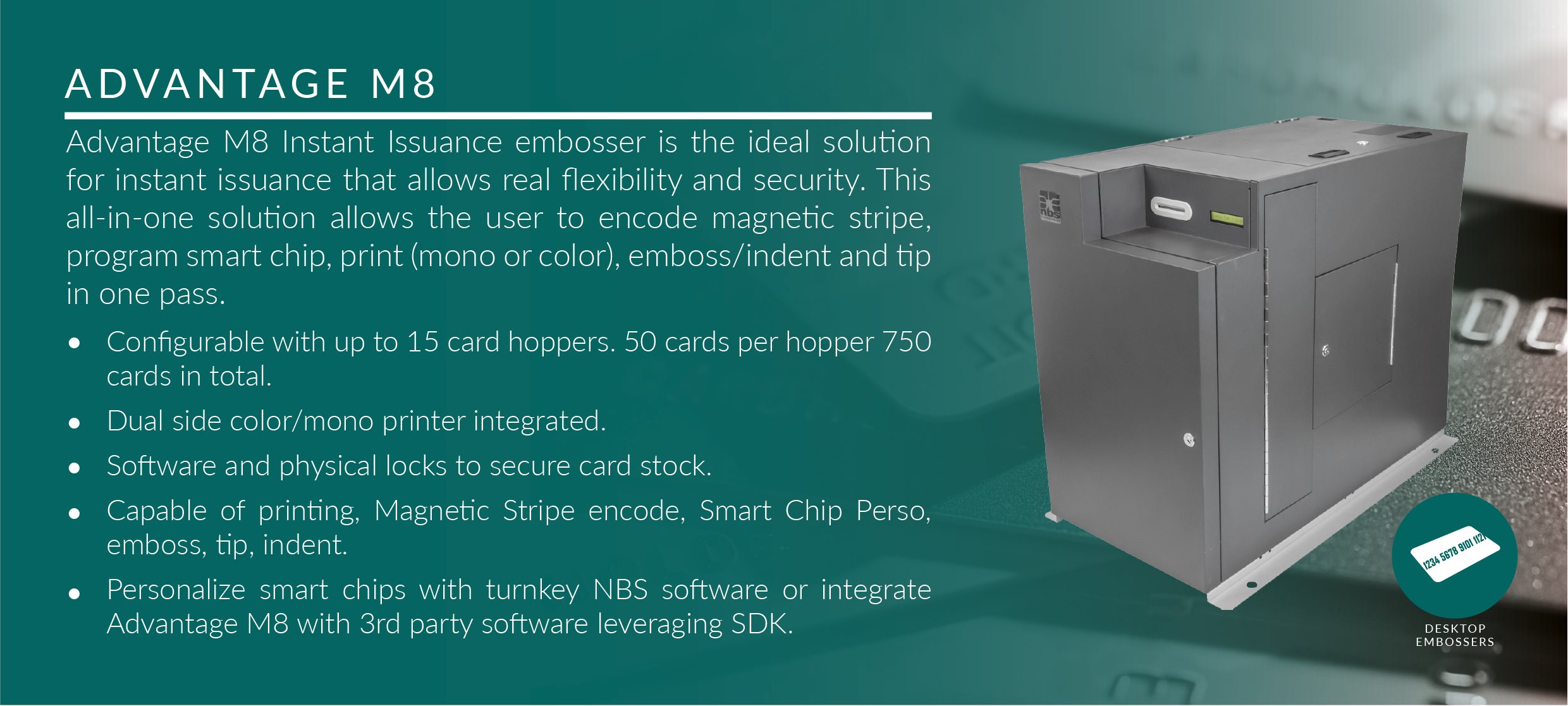 Javelin Global - The Advantage M8 embosser is the ideal solution for ...