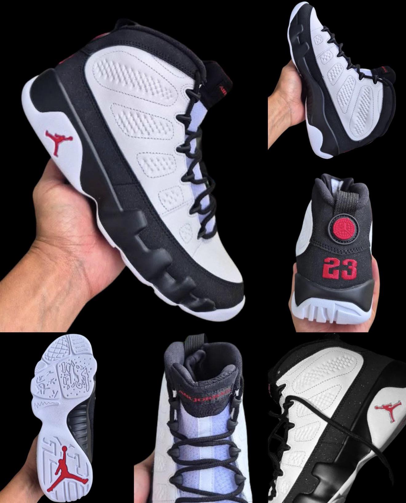 Detailed look at the 2026 Air Jordan 9 OG, dropping August 29 in 