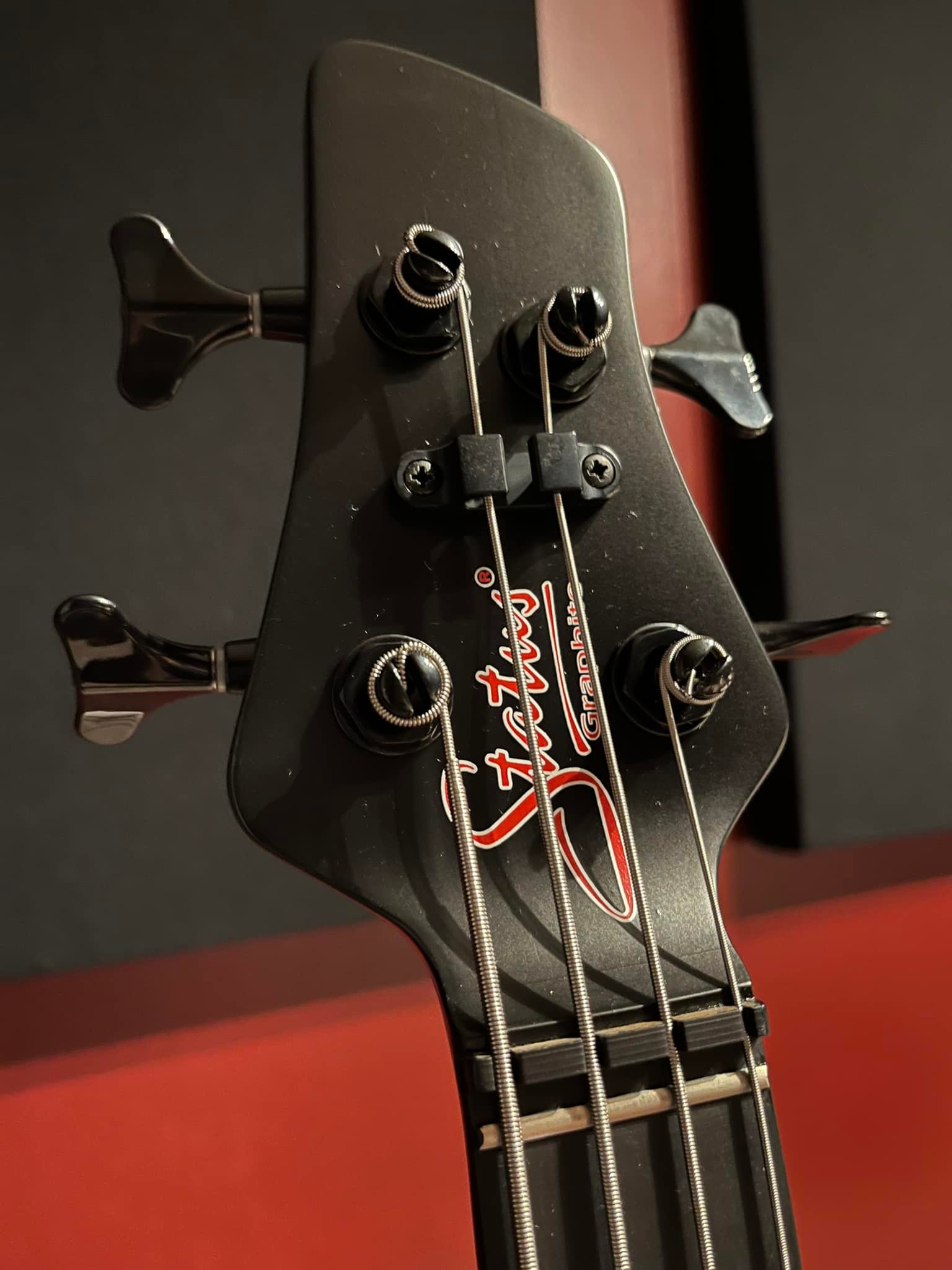Muse fan's new graphite bass guitar