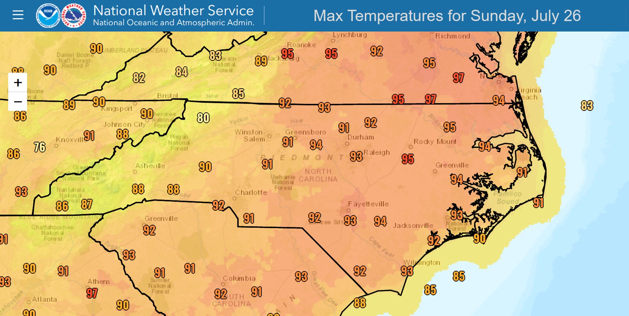 Here is a look at... - US National Weather Service Raleigh NC