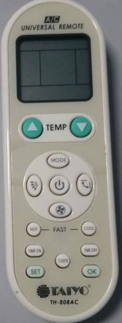 T) Taiyo Universal Remote Control - AirCon and TV - Singapore... - 129 ...
