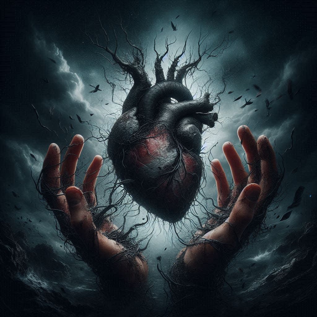 #surrealismo #darkfantasy #horrorart #sombrio #existencial #depresion #