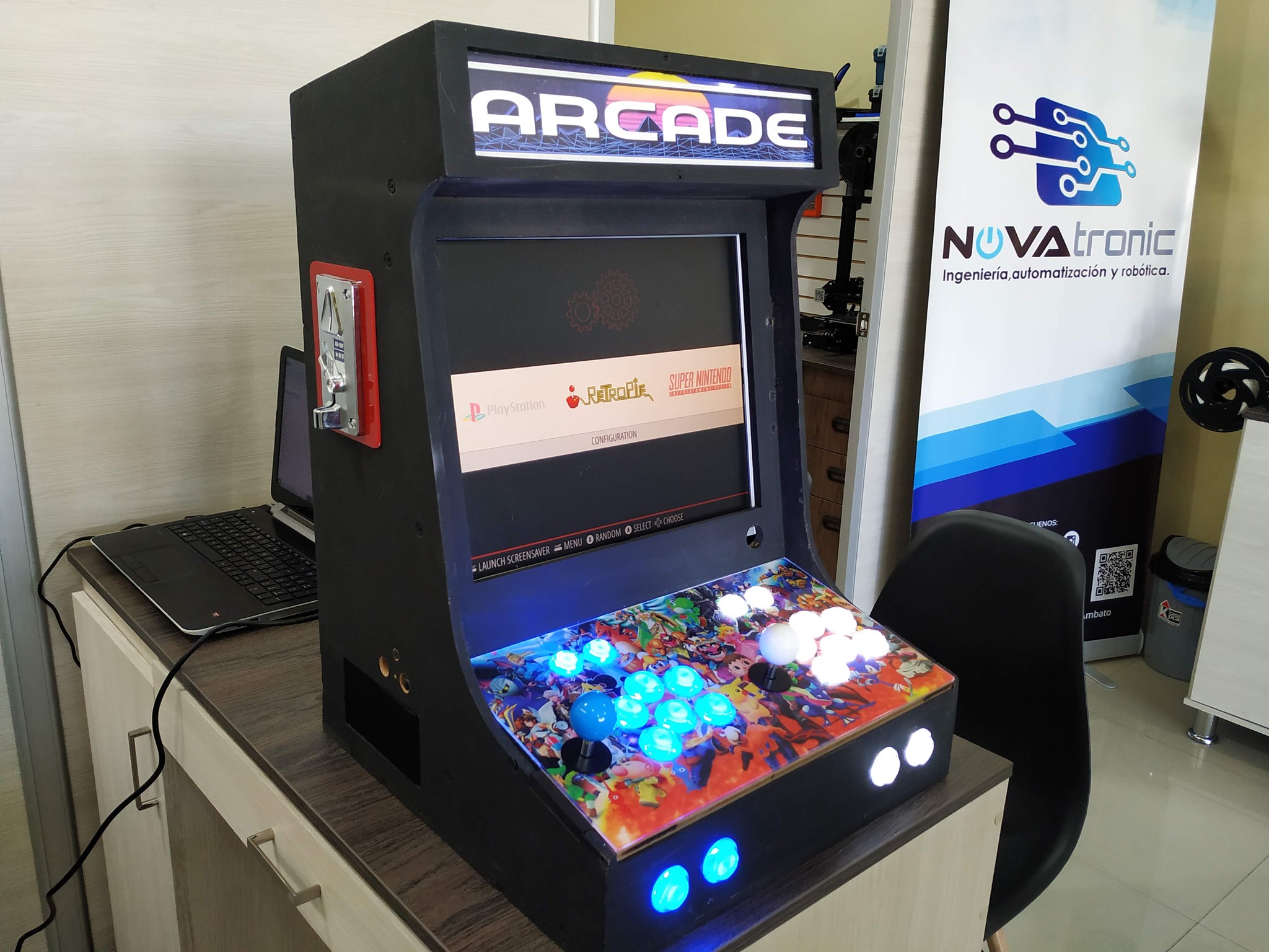 Novatronic - 🎮 Maquina de videojuegos Arcade Retropie con...